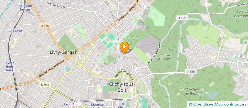 localisation de l'entreprise FLD à LIVRY-GARGAN