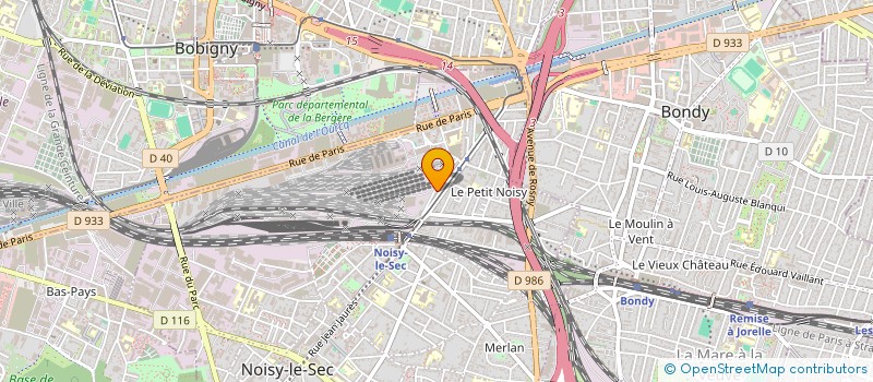 localisation de l'entreprise FLD à NOISY-LE-SEC