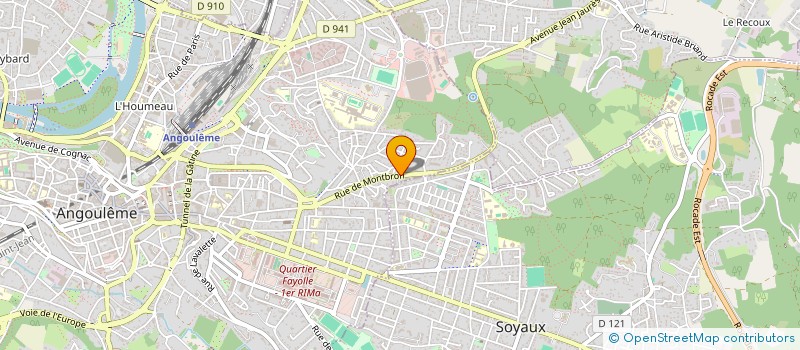 localisation de l'entreprise FLD à ANGOULEME