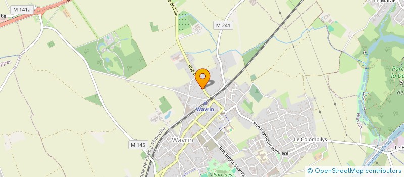 localisation de l'entreprise FLD IMMO  WAVRIN