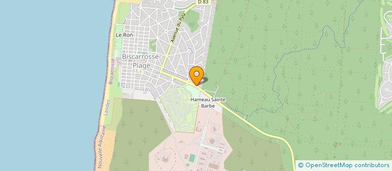 localisation de l'entreprise FLDL  BISCARROSSE