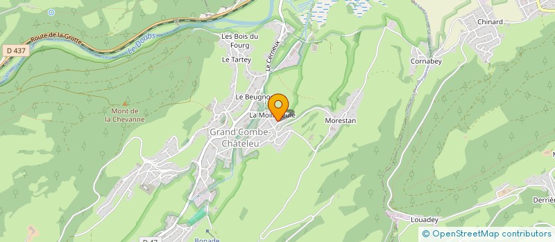 localisation de l'entreprise FLDL IMMO  GRAND'COMBE-CHATELEU