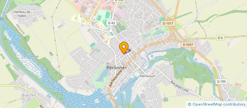 localisation de l'entreprise FLDVG  PERONNE