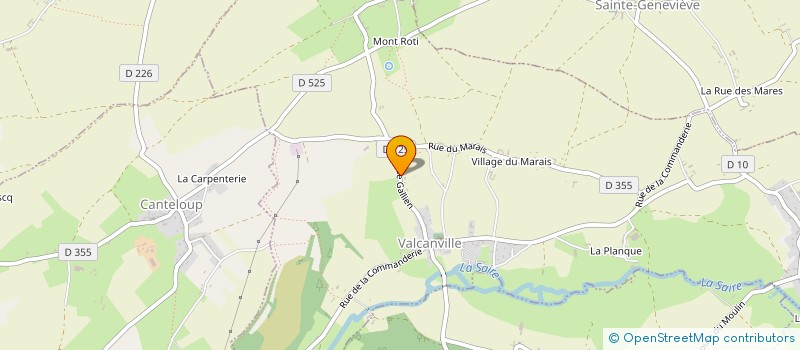 localisation de l'entreprise FLE 1R GP  VALCANVILLE