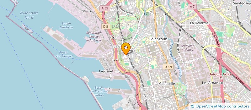 localisation de l'entreprise FLE LAVAGE à MARSEILLE
