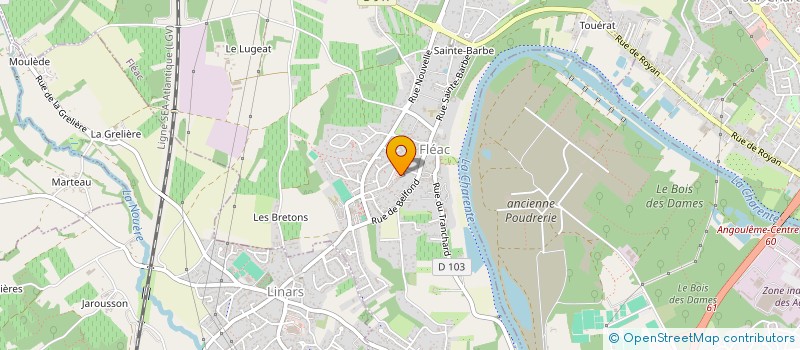 localisation de l'entreprise FLEARIUS à FLEAC