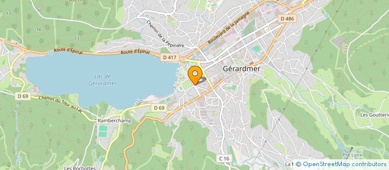 localisation de l'entreprise FLEAU à GERARDMER