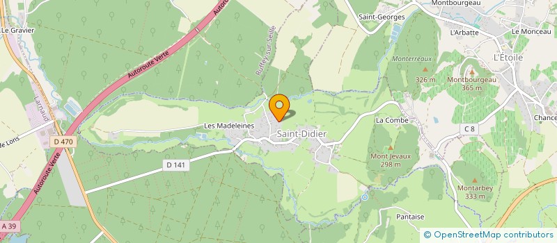 localisation de l'entreprise FLEB  SAINT-DIDIER