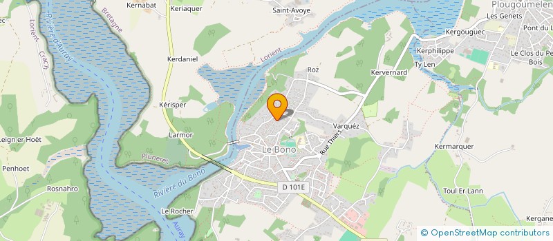 localisation de l'entreprise FLEC à LE BONO