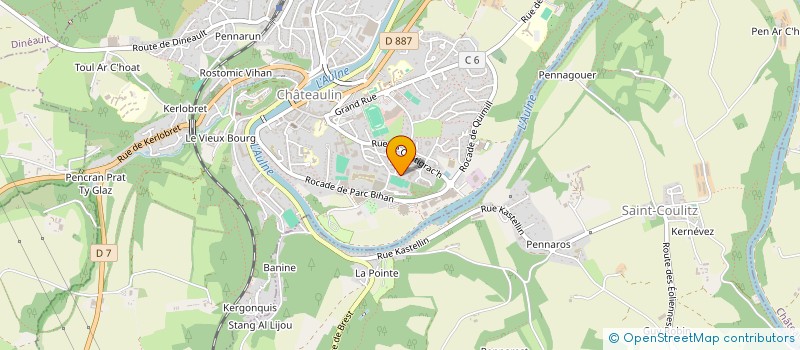 localisation de l'entreprise FLEC IMMOBILIER  CHATEAULIN