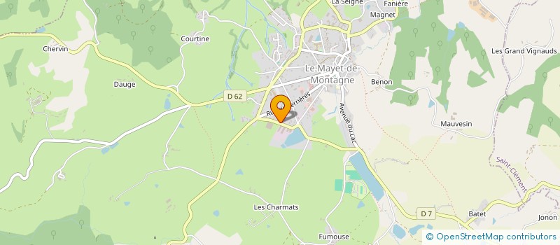 localisation de l'entreprise FLEC03  LE MAYET-DE-MONTAGNE