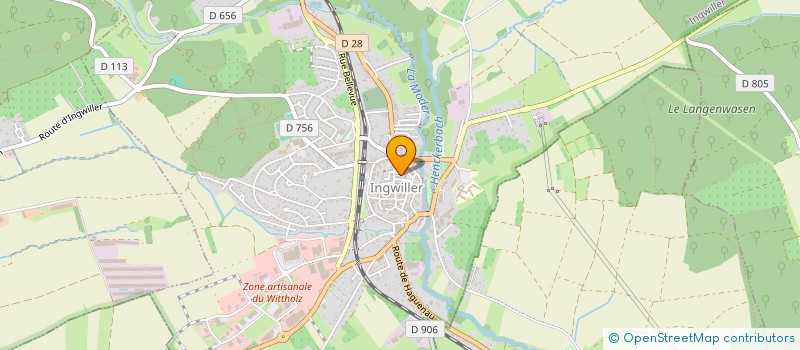 localisation de l'entreprise FLECHE  INGWILLER