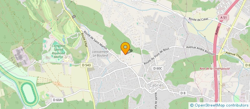 localisation de l'entreprise FLECHE ABC  CABRIES