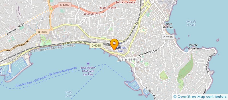 localisation de l'entreprise FLECHE BLEUE  ANTIBES