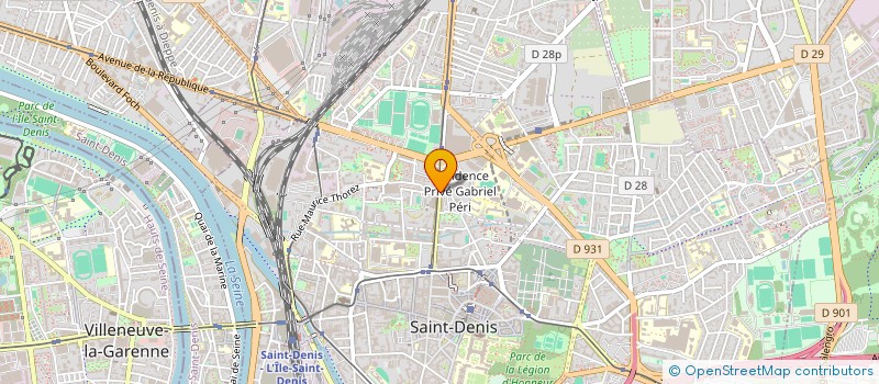 localisation de l'entreprise FLECHE DECOR  SAINT-DENIS