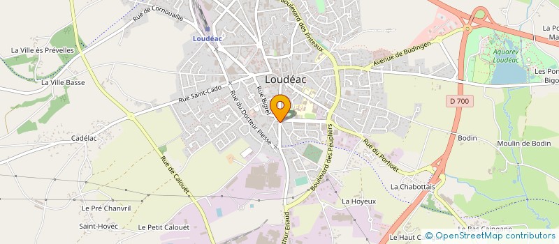 localisation de l'entreprise FLECHE INTERIM ILLE-ET-VILAINE à LOUDEAC