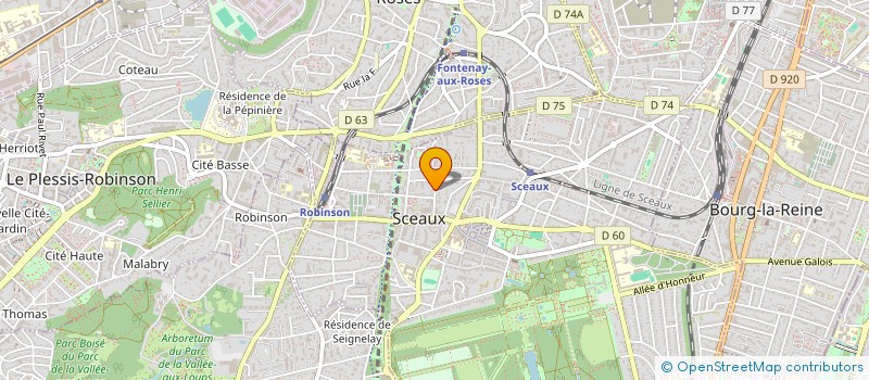 localisation de l'entreprise FLECHECLEMLAUR à SCEAUX