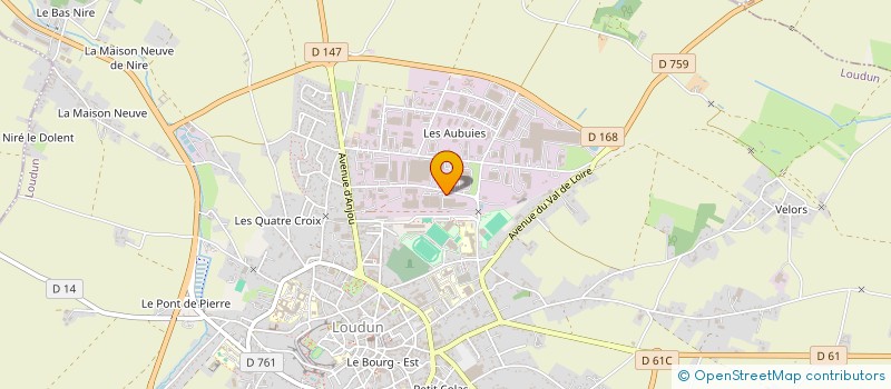 localisation de l'entreprise FLECHET  LOUDUN