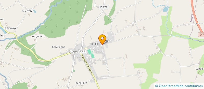 localisation de l'entreprise FLECHETTE CLUB REMUNGOL  EVELLYS