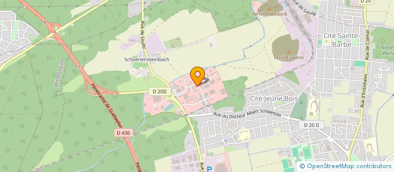 localisation de l'entreprise FLECK-BEYER PROTECTION ELECTRONIQUE à WITTENHEIM