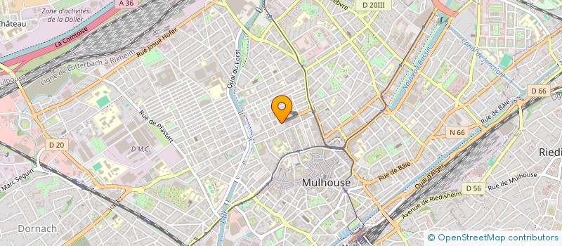 localisation de l'entreprise FLECK-BEYER-SECURITE  MULHOUSE