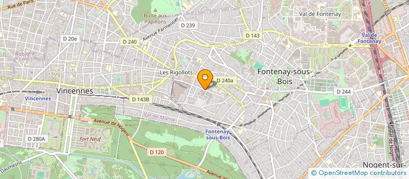 localisation de l'entreprise FLED IMMO à FONTENAY-SOUS-BOIS