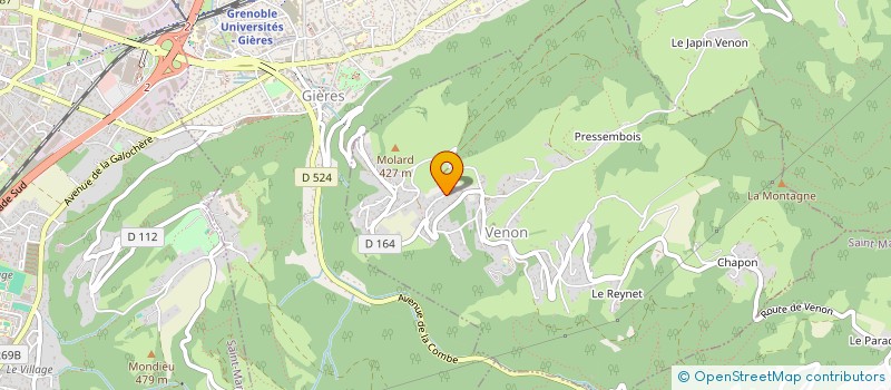 localisation de l'entreprise FLEE  VENON