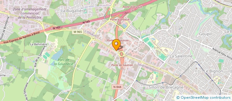 localisation de l'entreprise FLEET CONSEIL à ORVAULT