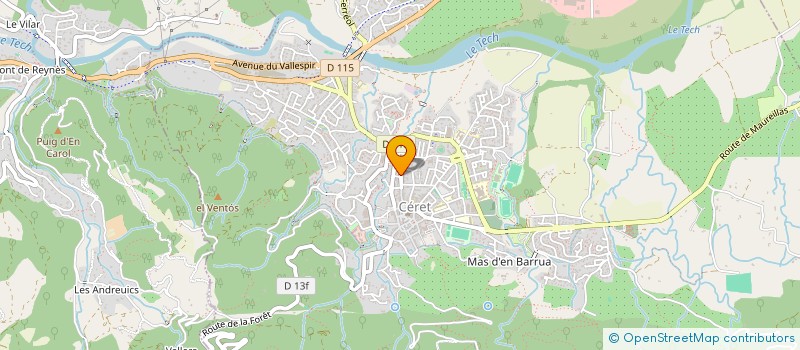 localisation de l'entreprise FLEET777  CERET