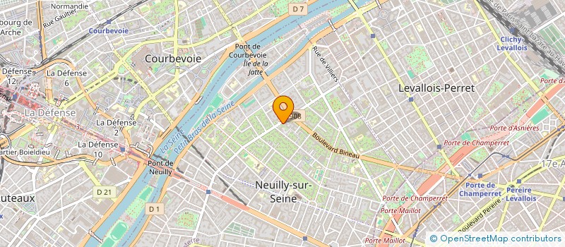 localisation de l'entreprise FLEETAVEC à NEUILLY-SUR-SEINE