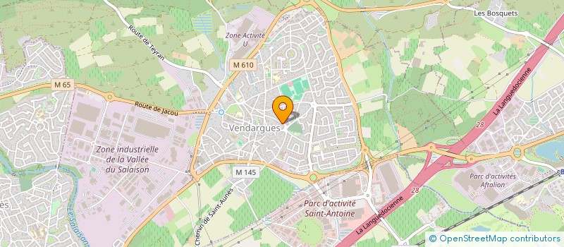 localisation de l'entreprise FLEG 1630 à VENDARGUES