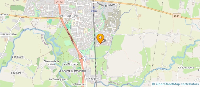 localisation de l'entreprise FLEGMA  VERN-SUR-SEICHE