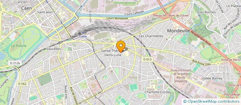 localisation de l'entreprise FLEGRE à CAEN