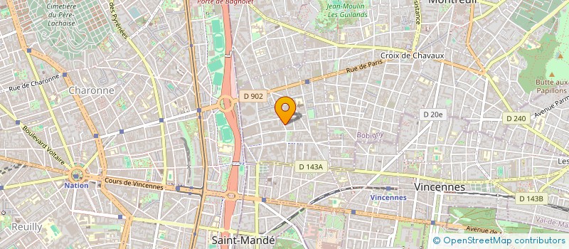 localisation de l'entreprise FLEIK à MONTREUIL