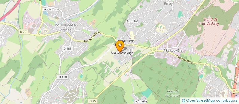 localisation de l'entreprise FLEJ  POUILLEY-LES-VIGNES