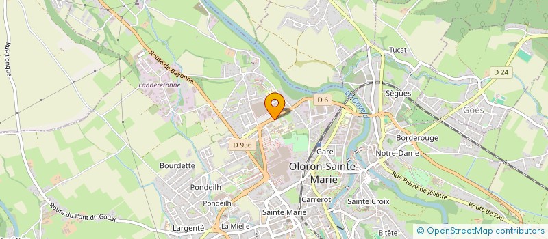 localisation de l'entreprise FLEMING 117  OLORON-SAINTE-MARIE