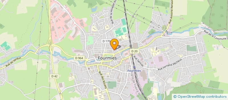 localisation de l'entreprise FLEMING  FOURMIES