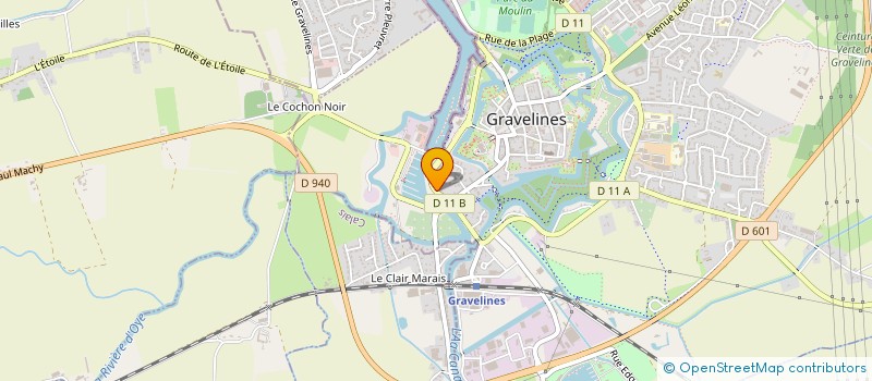 localisation de l'entreprise FLEN SECURIT à GRAVELINES