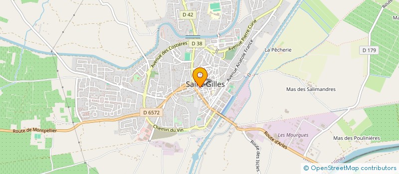 localisation de l'entreprise FLEO à SAINT-GILLES