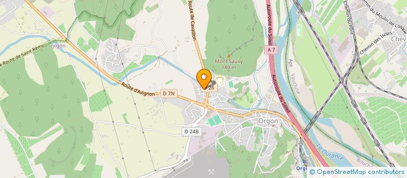 localisation de l'entreprise FLEO à ORGON