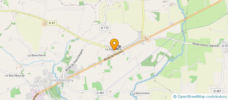 localisation de l'entreprise FLEP  GRANDPARIGNY