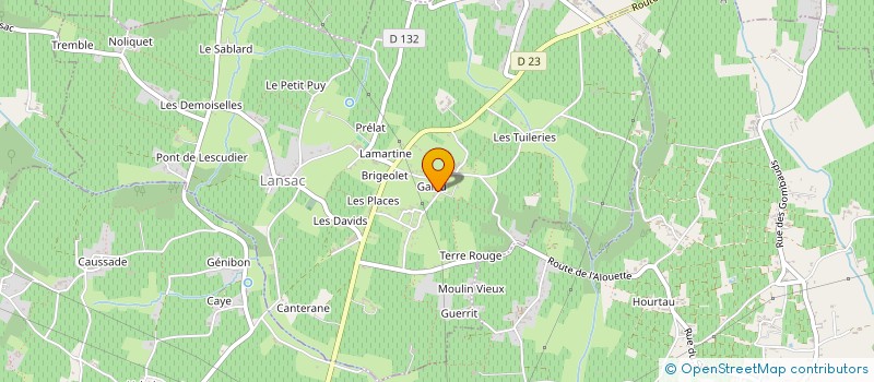 localisation de l'entreprise FLERMES  LANSAC