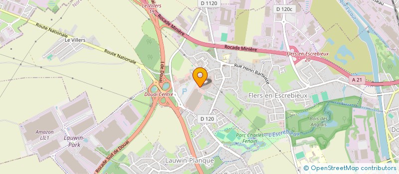 localisation de l'entreprise FLERS BAZAR à FLERS-EN-ESCREBIEUX