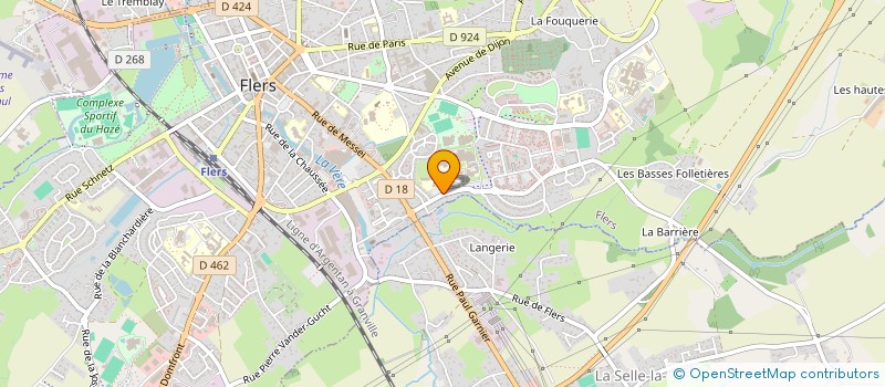 localisation de l'entreprise FLERS CYCLISME 61 à FLERS