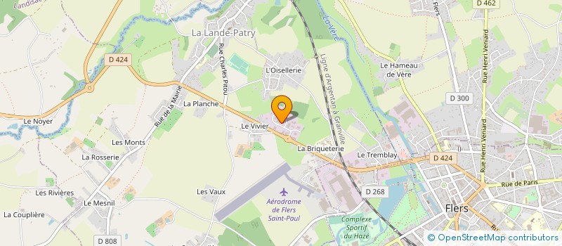 localisation de l'entreprise FLERS MOTOS à LA LANDE-PATRY