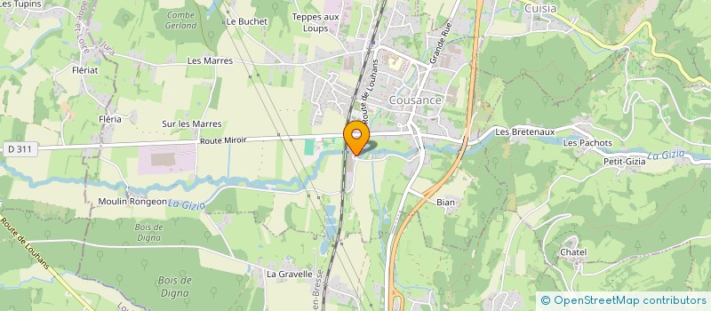 localisation de l'entreprise FLERS P  COUSANCE