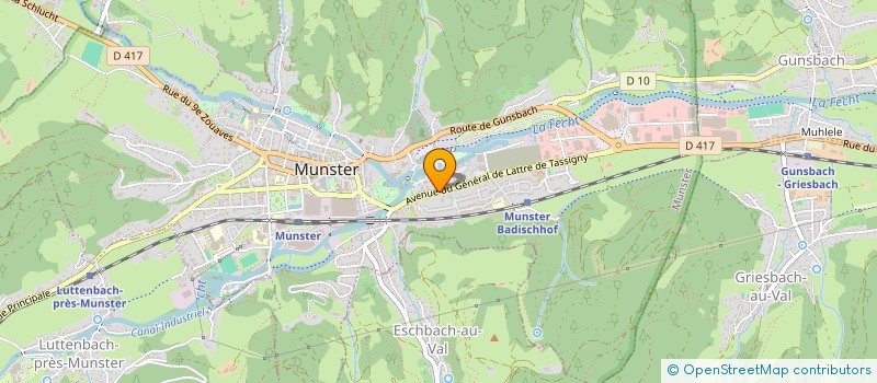 localisation de l'entreprise FLESCH à MUNSTER