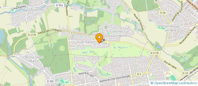 localisation de l'entreprise FLESCHES ETUDES ET DEVELOPPEMENTS  GUERMANTES