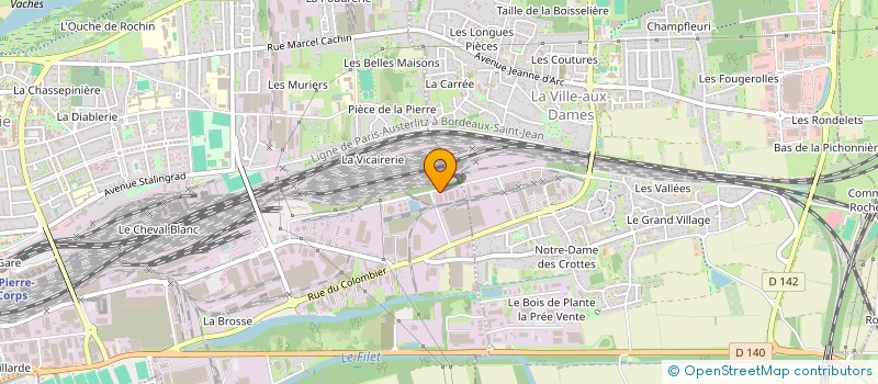 localisation de l'entreprise FLET  SAINT-PIERRE-DES-CORPS