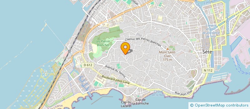 localisation de l'entreprise FLEUR à SETE